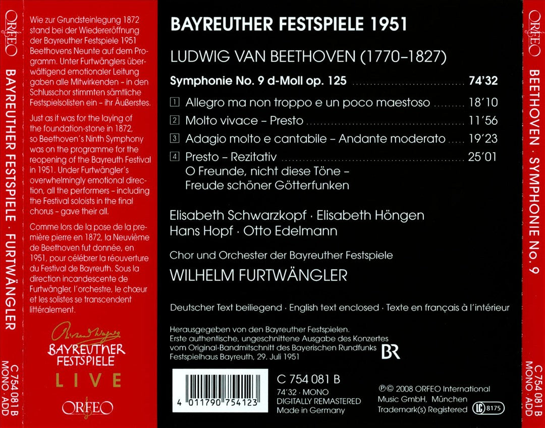 Beethoven: Symphony No. 9 cover art
