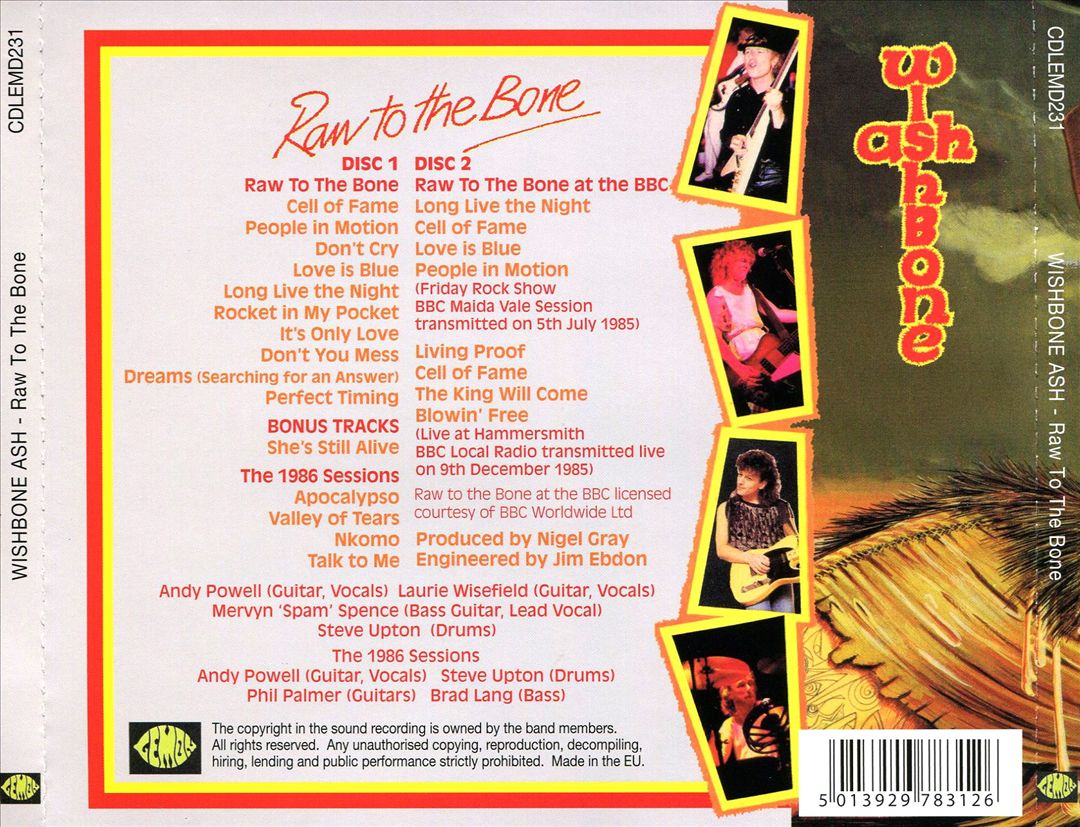 Raw to the Bone cover art