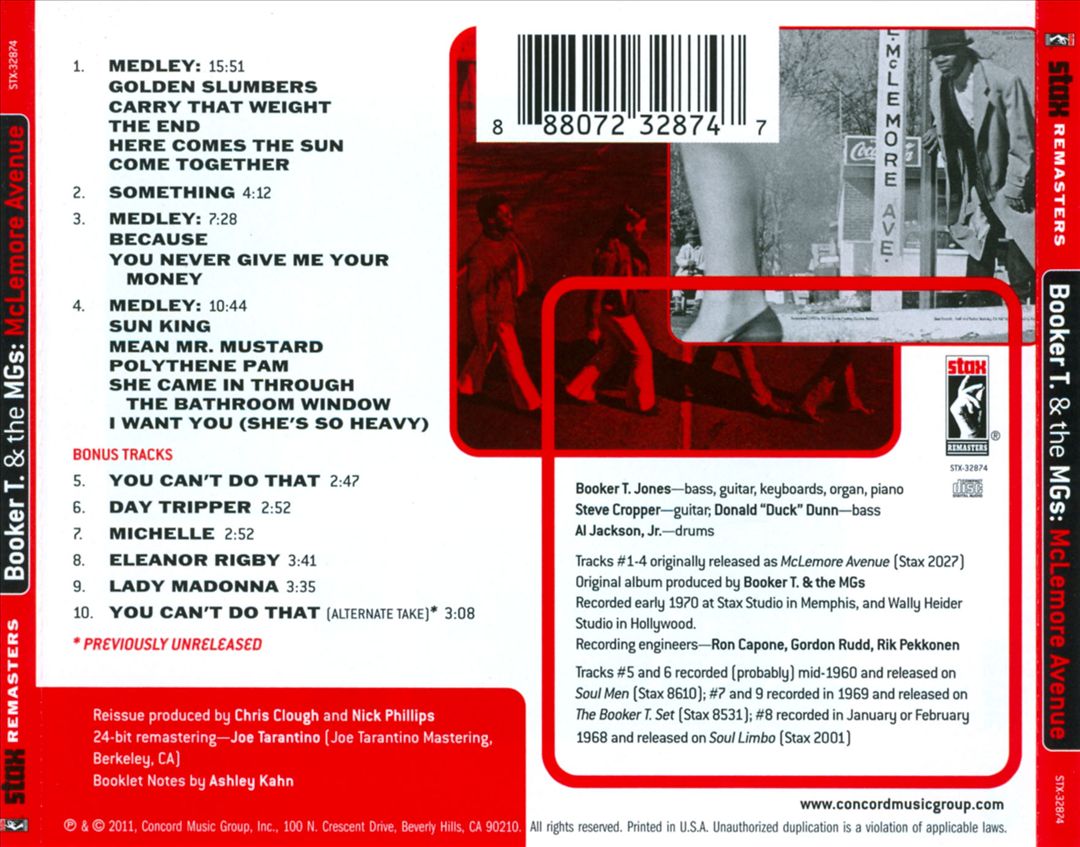 McLemore Avenue [Bonus Tracks] cover art