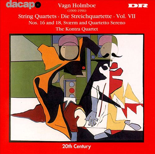 Vagn Holmboe: String Quartets, Vol. 7 cover art