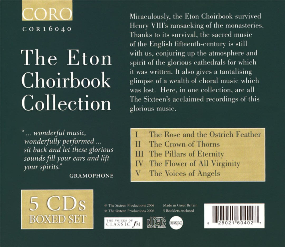 Eton Choirbook Collection [Box Set] cover art