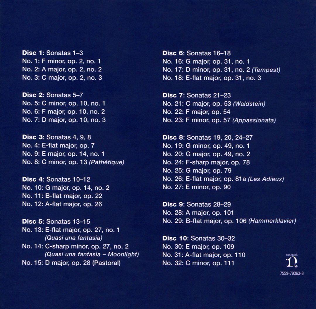 Beethoven: The Complete Sonatas cover art