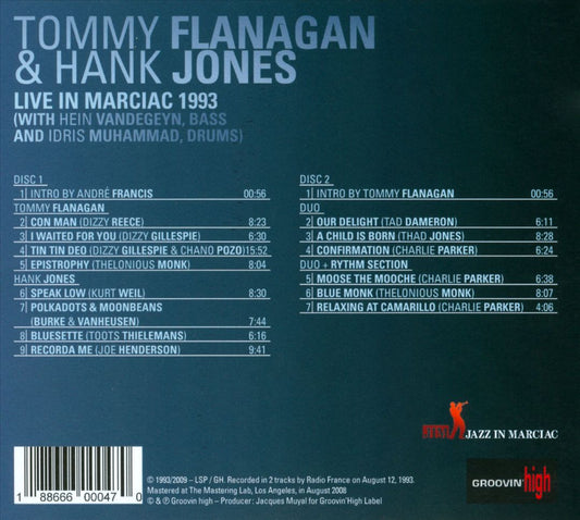Live in Marciac 1993 cover art