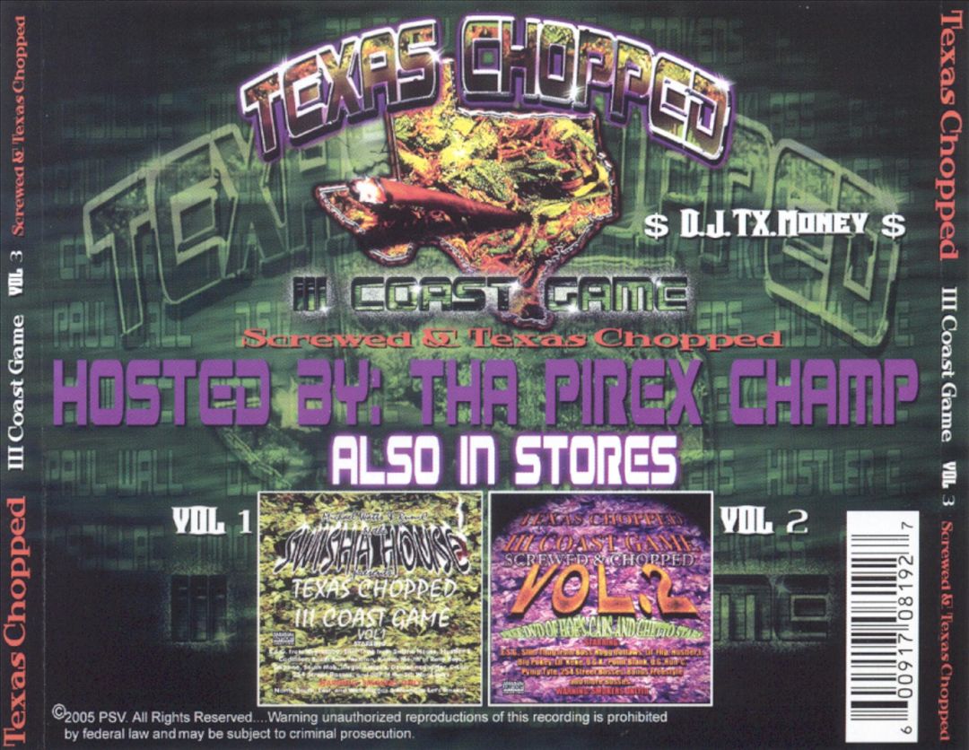 III Coast Game, Vol. 3: Screwed & Texas Chopped cover art