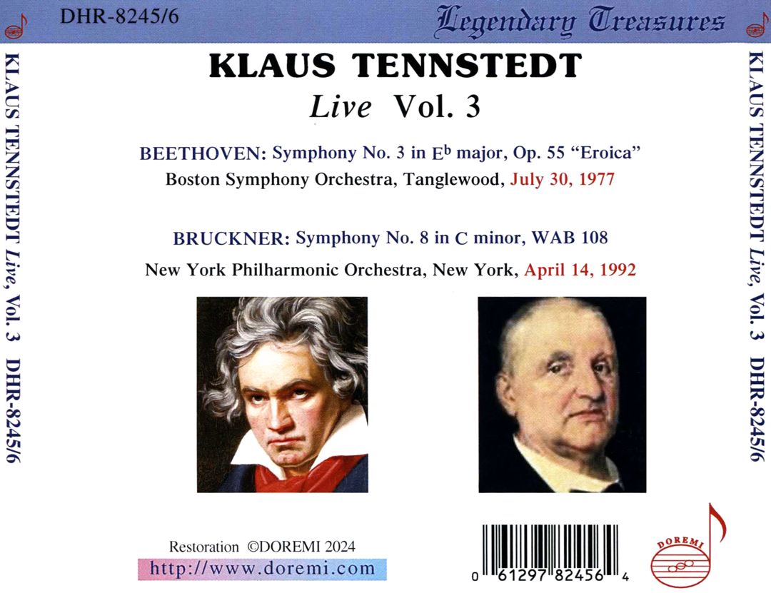 Klaus Tennstedt Live, Vol. 3 cover art