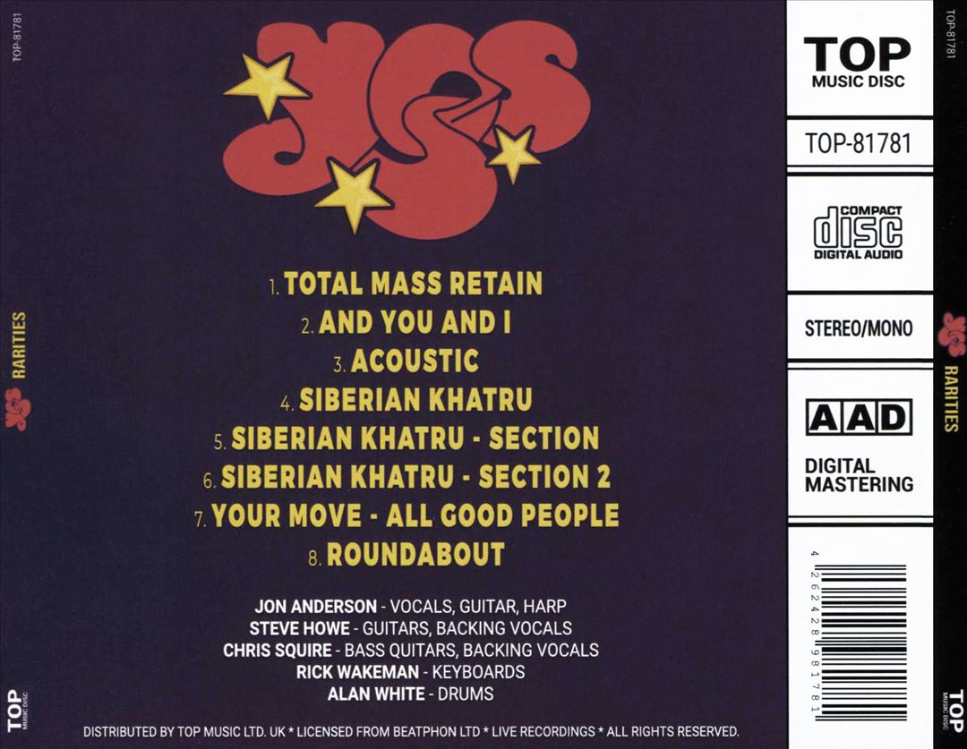 Rarities: Collection of Songs From the Early Years cover art
