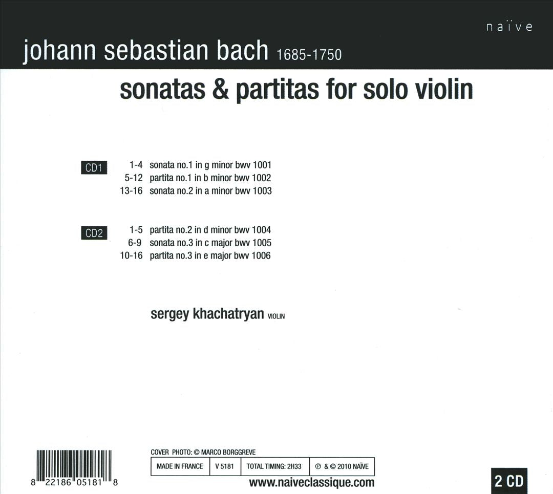 Bach: Sonatas & Partitas cover art