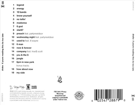 If You're Reading This It's Too Late cover art