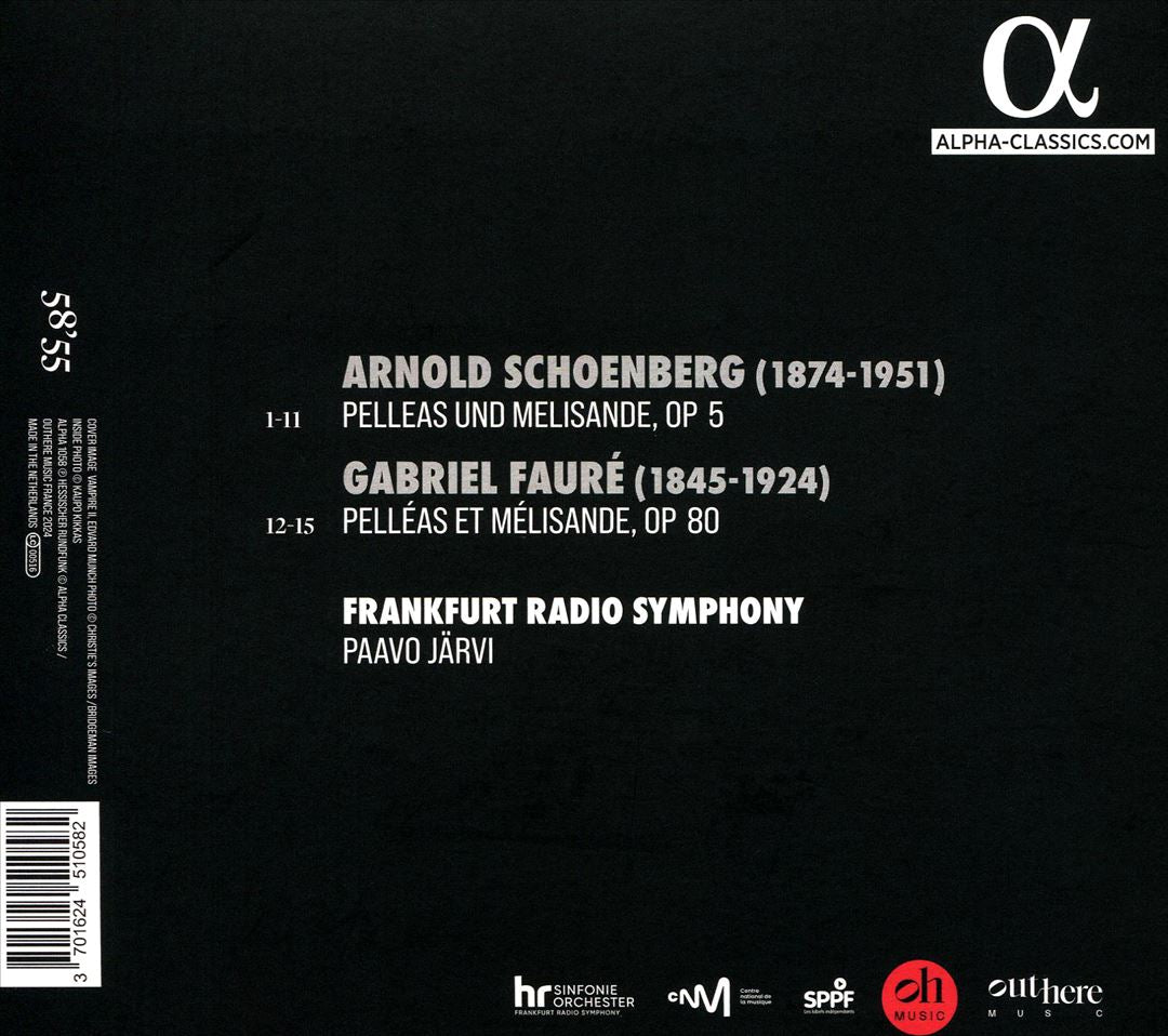 Pelléas et Mélisande: Schoenberg, Fauré cover art