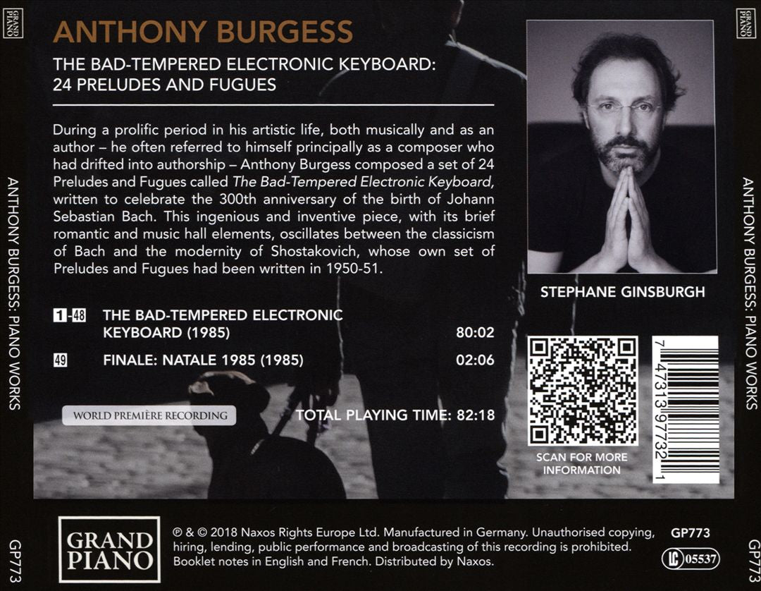 Anthony Burgess: The Bad-Tempered Electonic Keyboard - 24 Preludes and Fugues cover art