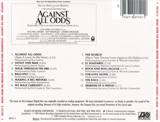 Against All Odds [Original Soundtrack] cover art
