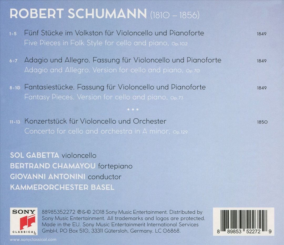 Schumann cover art