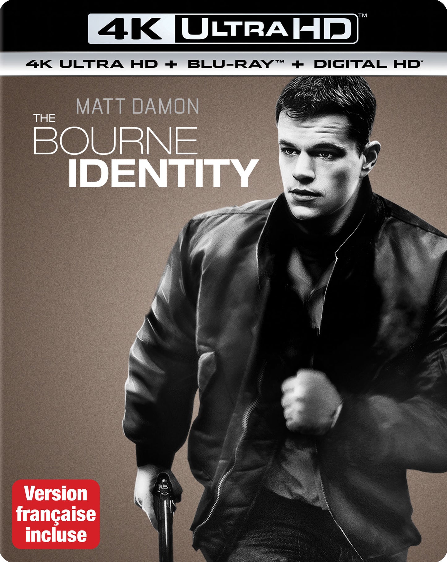 Bourne Identity [4K Ultra HD Blu-ray/Blu-ray] cover art