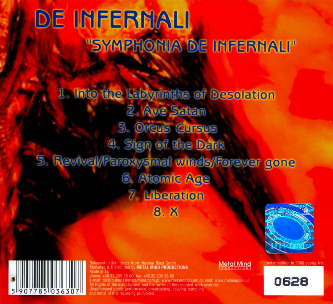 Symphonia De Infernali cover art