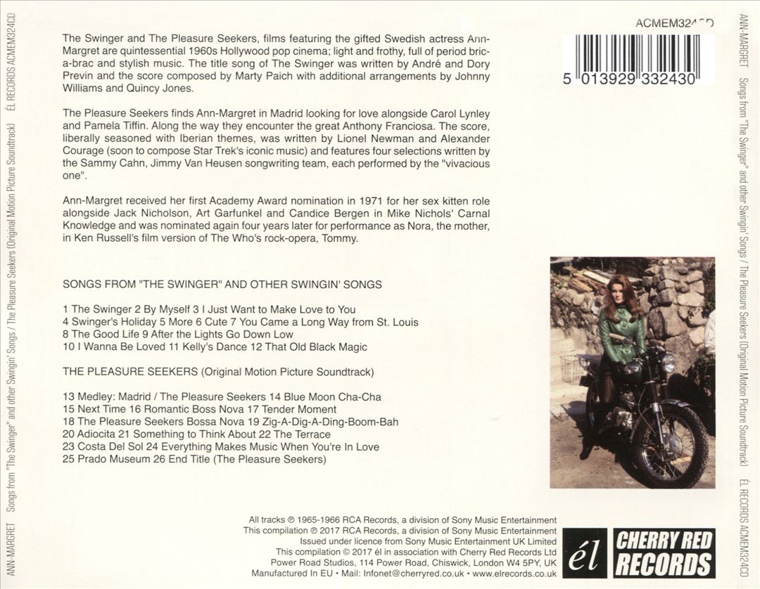 Songs from "The Swinger" (And Other Swingin' Songs) cover art