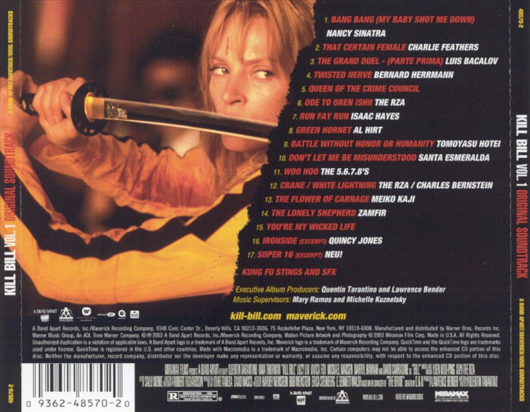 Kill Bill, Vol. 1 [Original Soundtrack] cover art