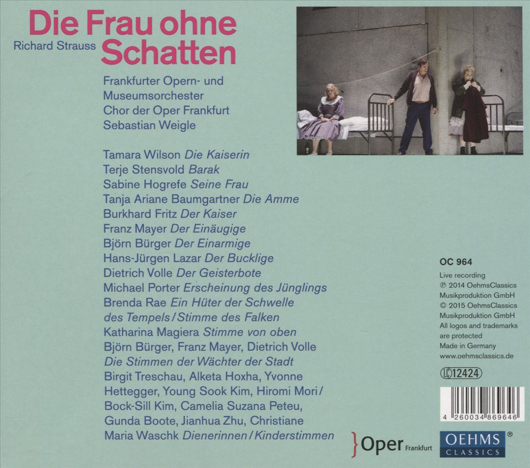 Richard Strauss: Die Frau ohne Schatten cover art