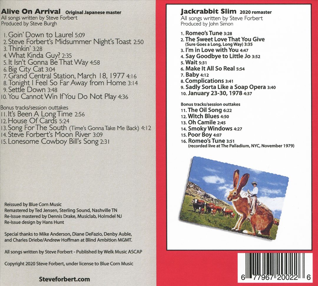 Alive on Arrival/Jack Rabbit Slim cover art
