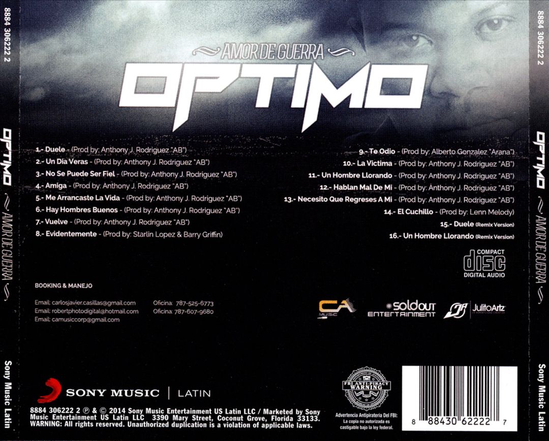 Amor de Guerra cover art