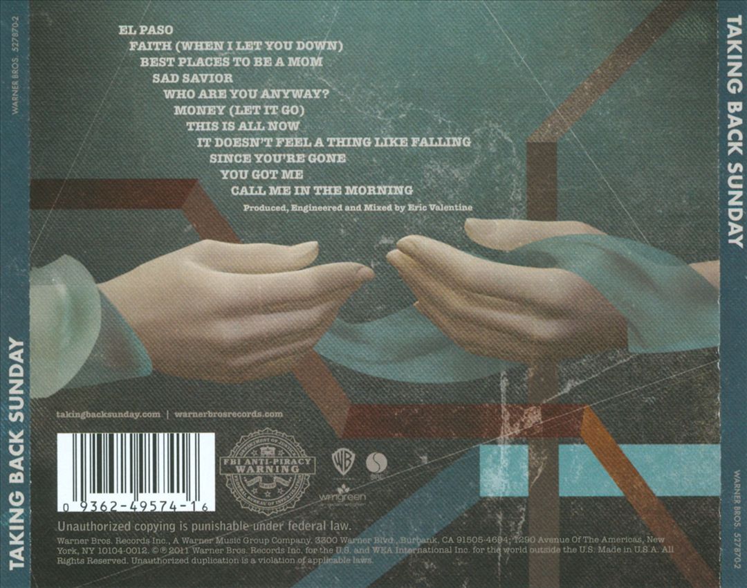 Taking Back Sunday cover art