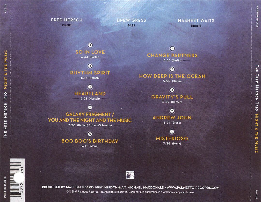 Night & The Music cover art