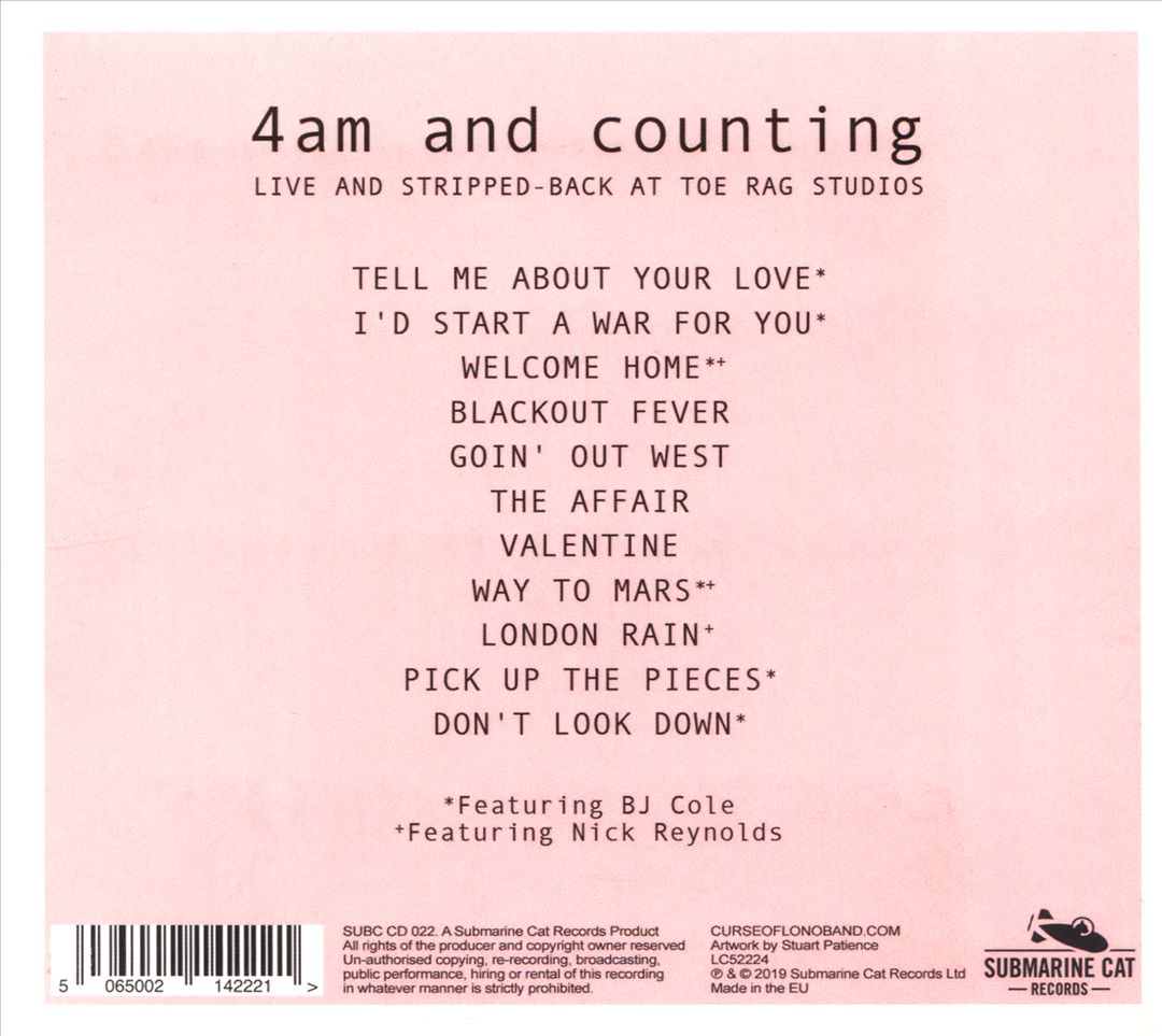 4am and Counting [Live and Stripped Back at Toe Rag Studios] cover art