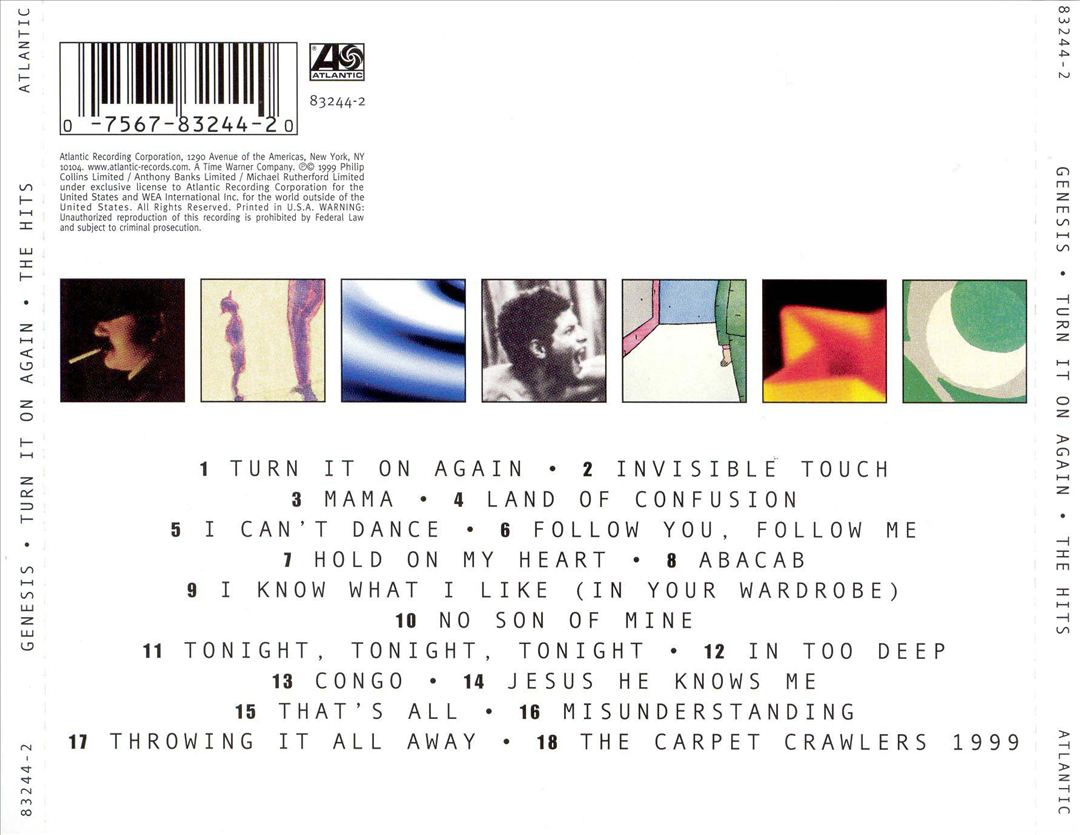 Turn It on Again: The Hits cover art