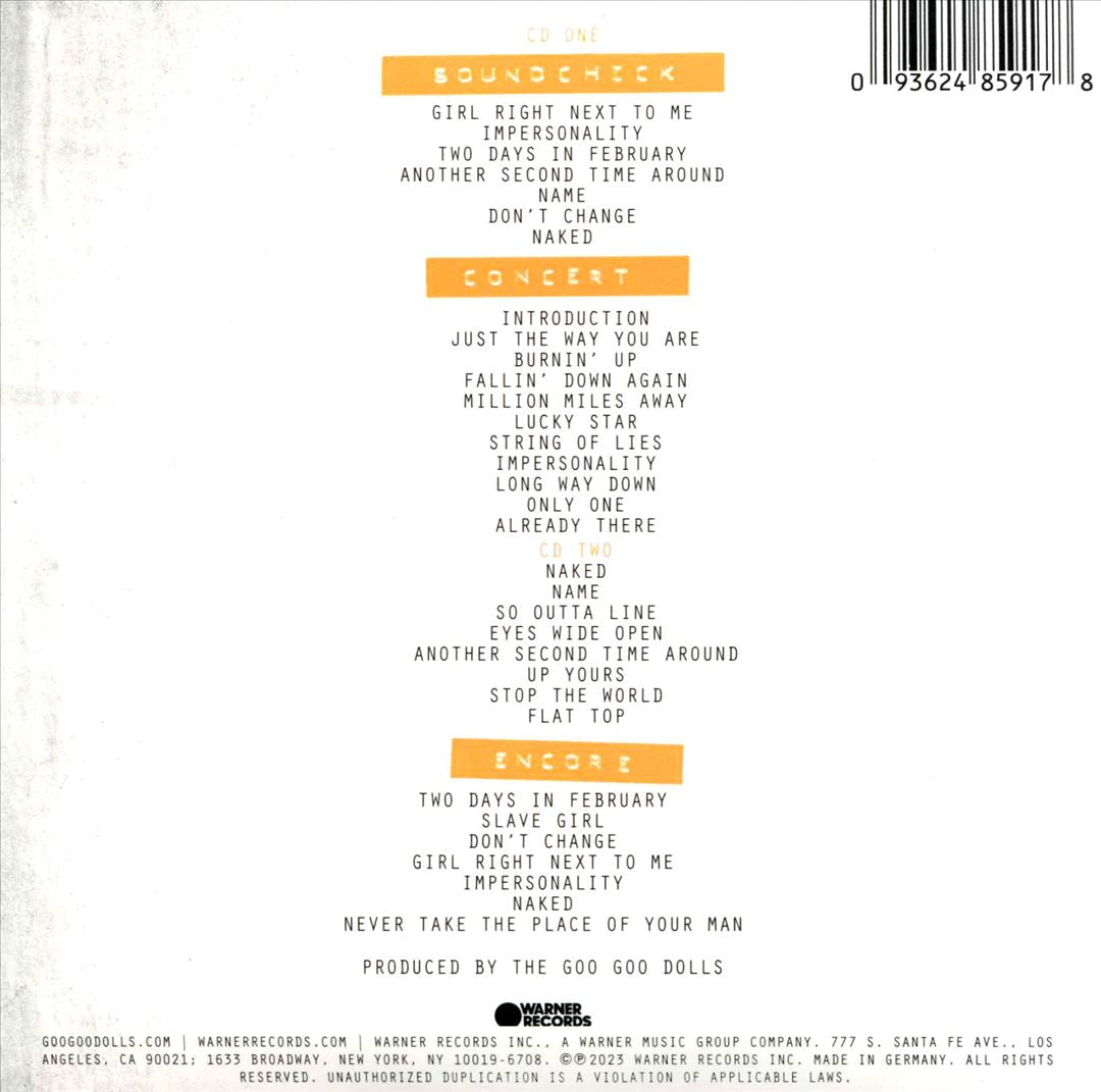 Live at the Academy New York City, 1995 cover art