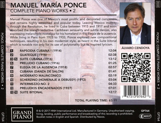 Ponce: Complete Piano Works, Vol. 2 cover art