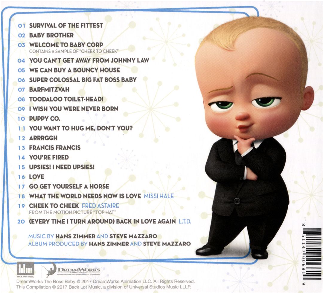 Boss Baby [Music from the Motion Picture] cover art