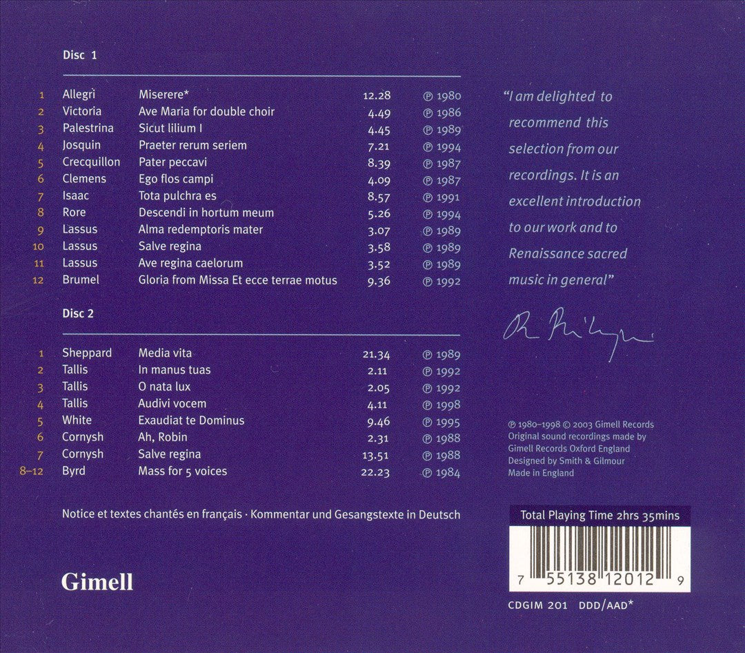 The Essential Tallis Scholars cover art