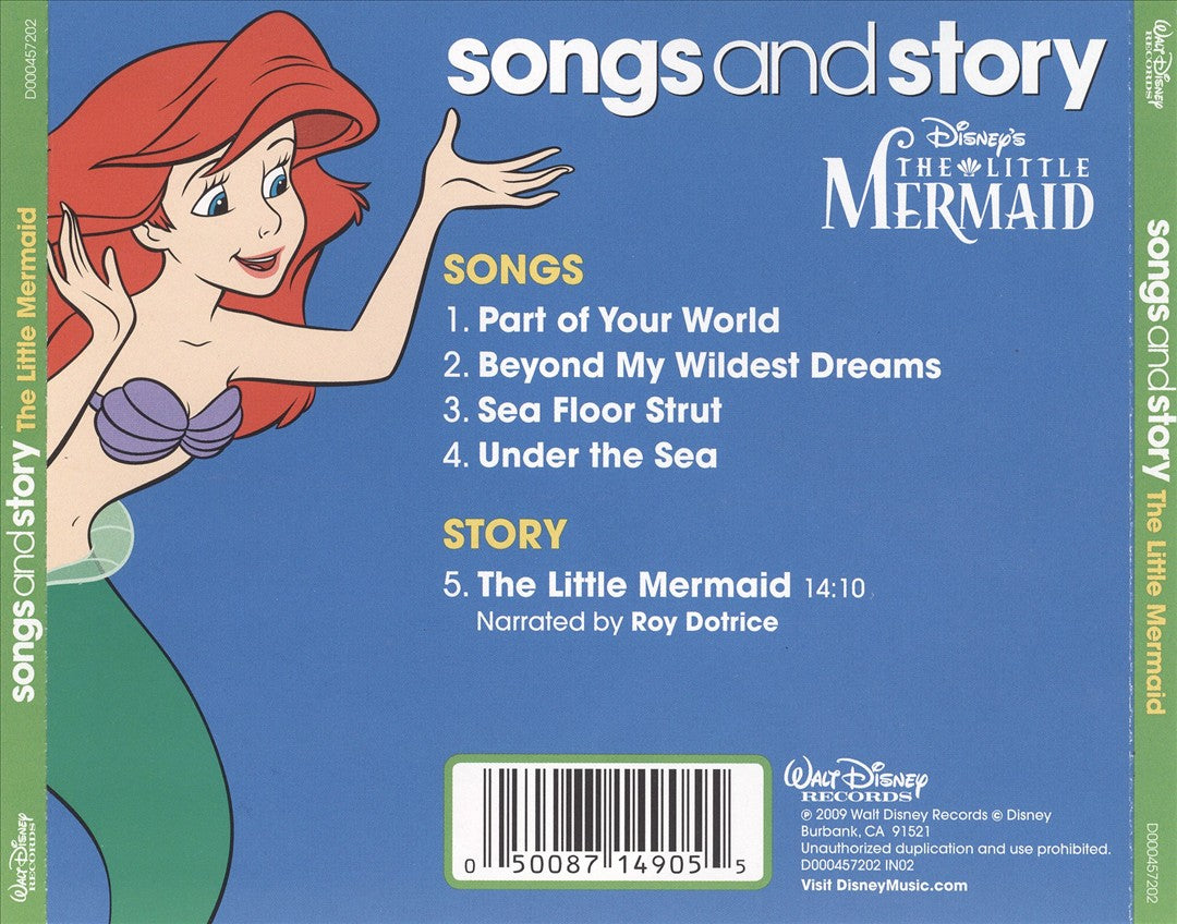 Songs and Story: The Little Mermaid cover art