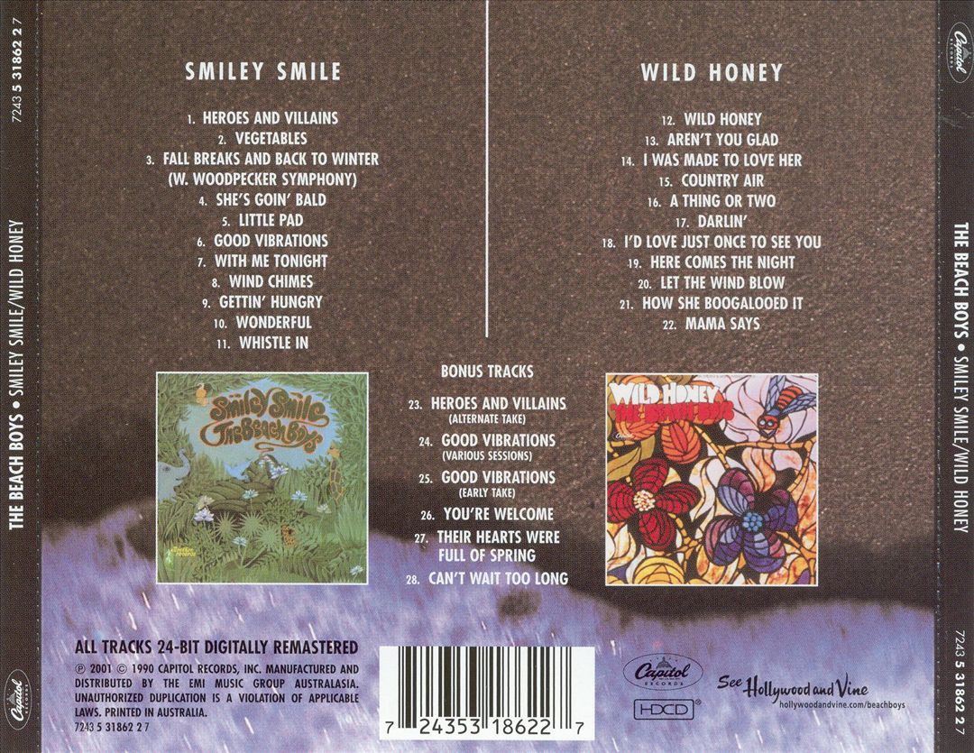 Smiley Smile/Wild Honey cover art