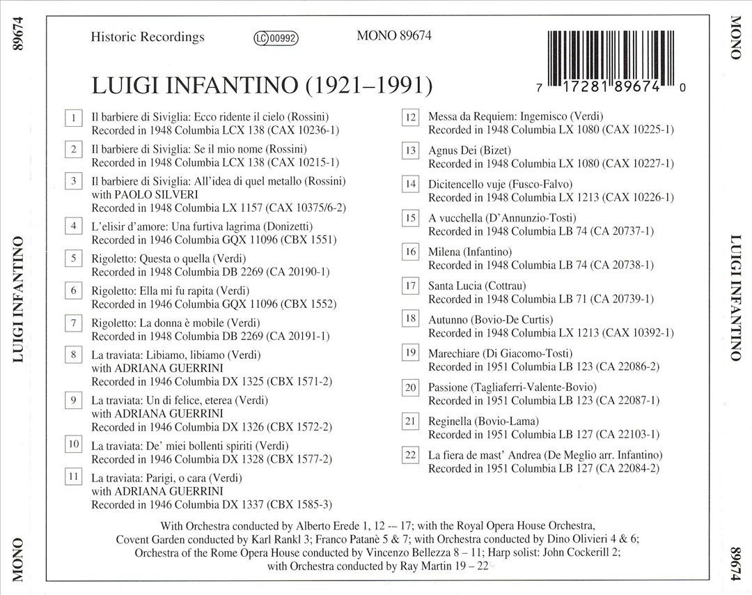 Lebendige Vergangenheit: Luigi Infantino cover art