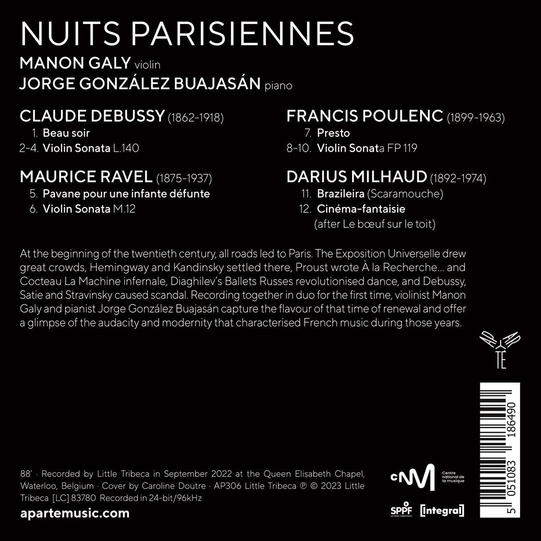 Nuits parisiennes cover art