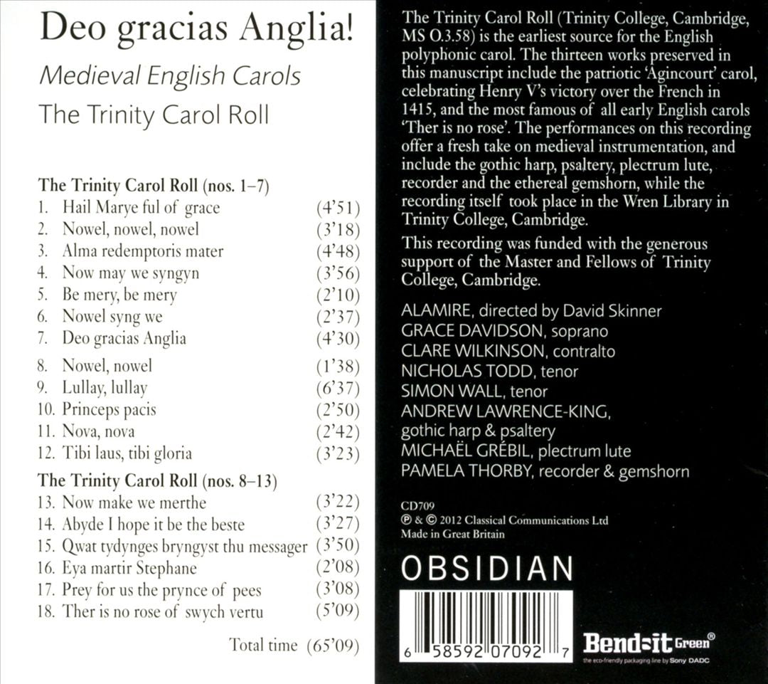 Deo gracias Anglia! cover art