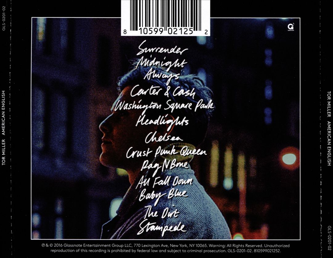 American English cover art