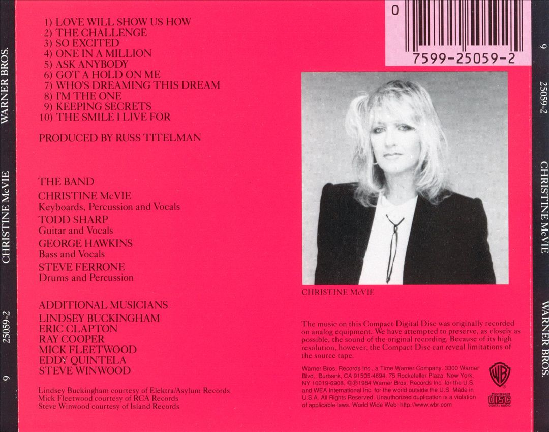 Christine McVie cover art