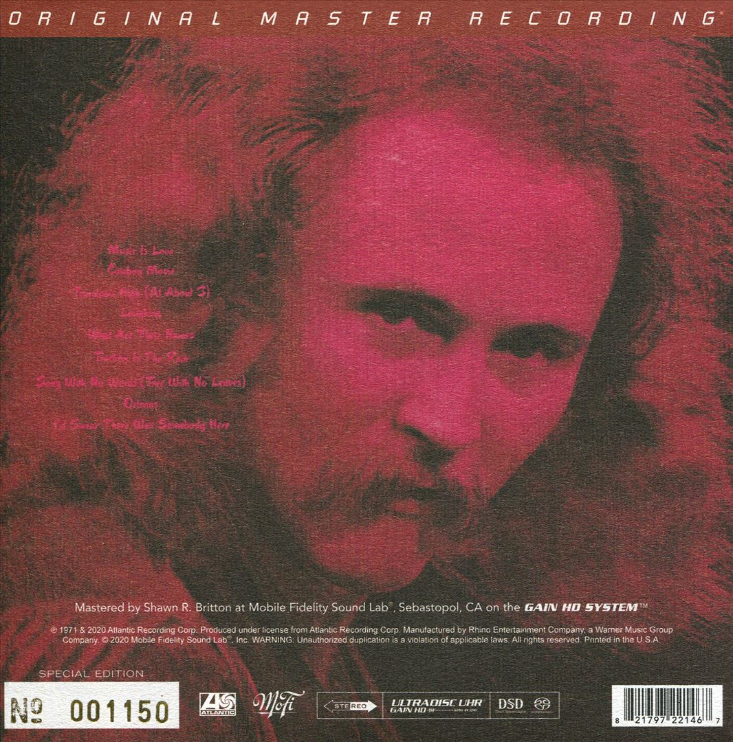 If I Could Only Remember My Name... cover art
