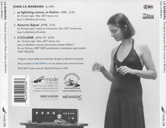 Early Immersive Music of Joan La Barbara cover art