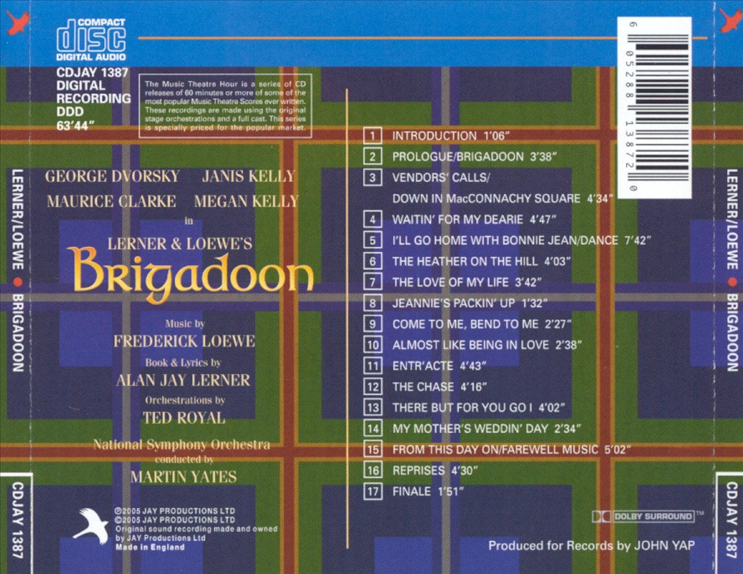 Brigadoon [1995 Studio Cast] cover art