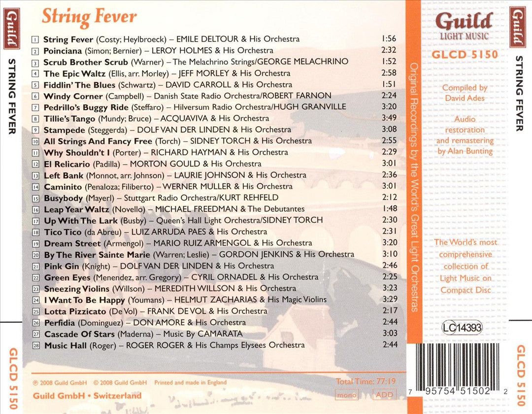 Golden Age of Light Music: String Fever cover art