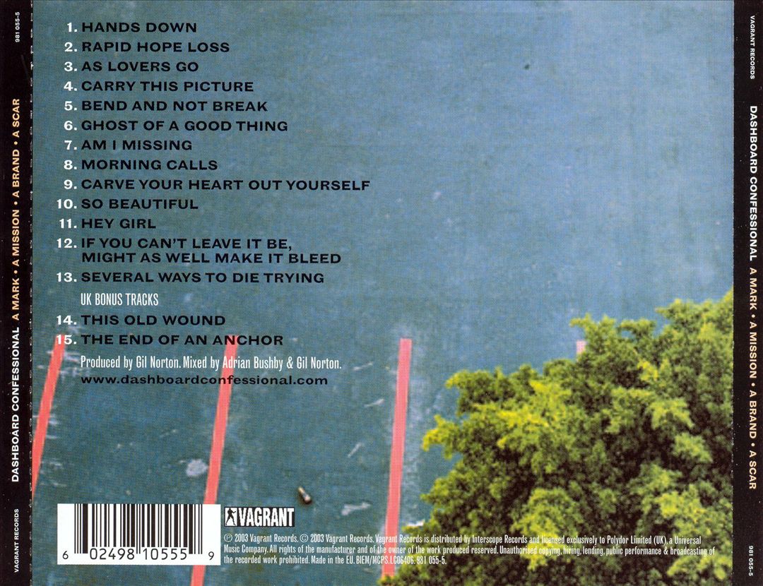 A Mark, A Mission, A Brand, A Scar [UK Bonus Tracks] cover art