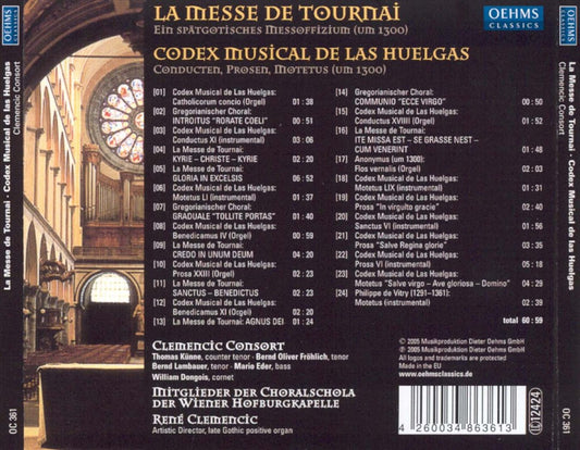 Messe de Tournai: Codex Musical de las Huelgas cover art