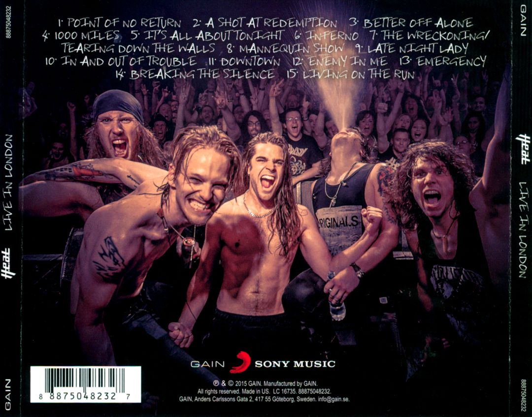 Live in London cover art