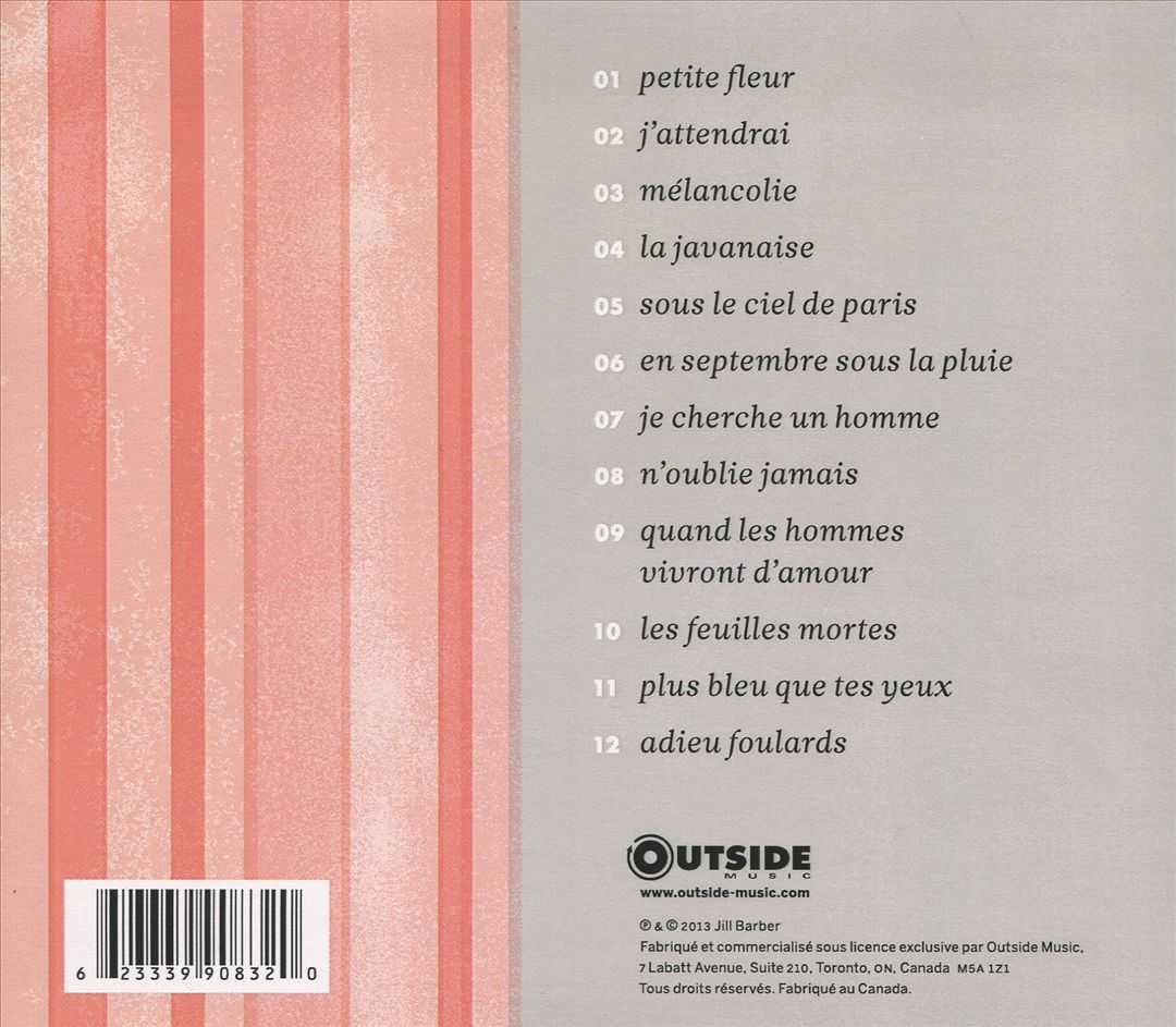 Chansons cover art