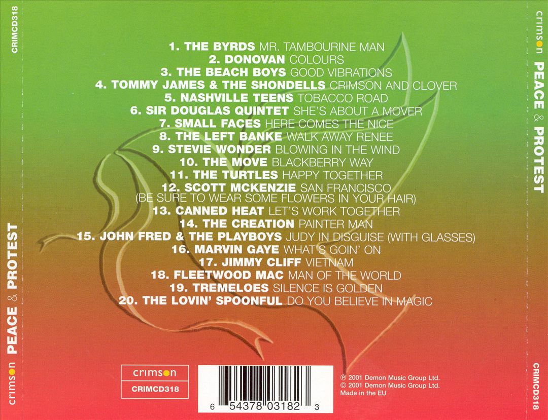 Peace Protest: 20 Sixties Classics cover art