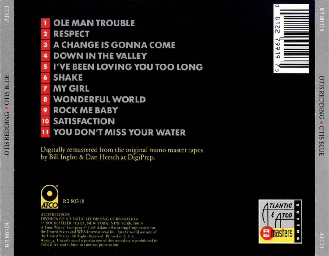 Otis Blue: Otis Redding Sings Soul cover art