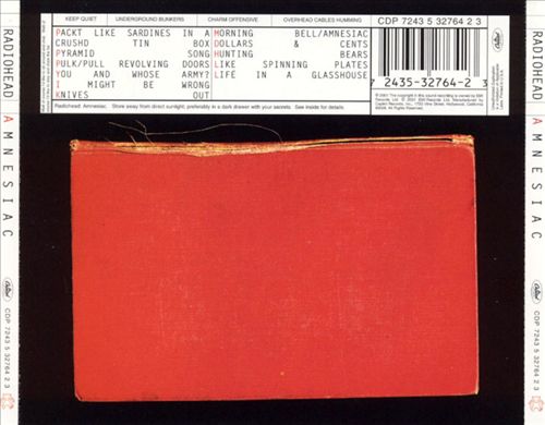 Amnesiac cover art