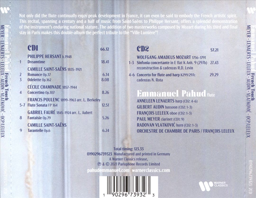 Mozart & Flute in Paris cover art